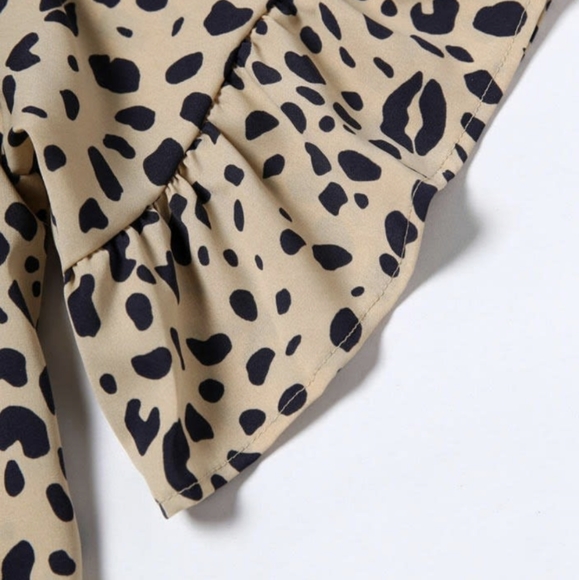 Last Chance ‼️ Leopard Ruffle Dress - Picture 3 of 3